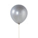10 Metallic 18" Biodegradable Party Balloons BLOON_BIO_MET_18_SILV