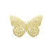 10 Metallic Gold Foil Large 3D Butterfly Wall Stickers CONF_BUT03_14_GOLD