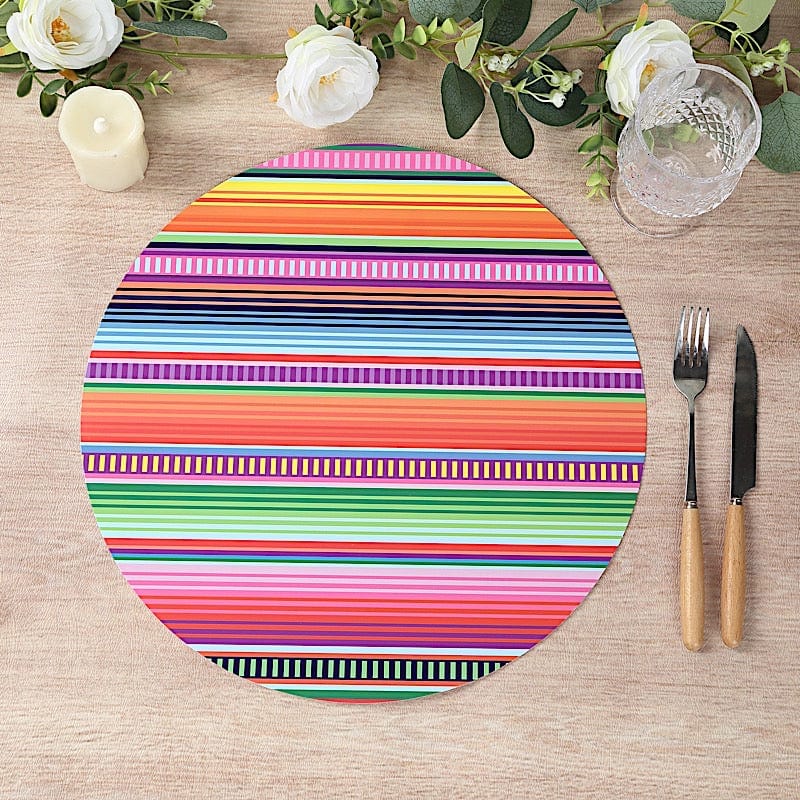 10 Mexican Serape Fiesta Paper Placemats - Assorted DSP_CHRG_R0017_FSTA
