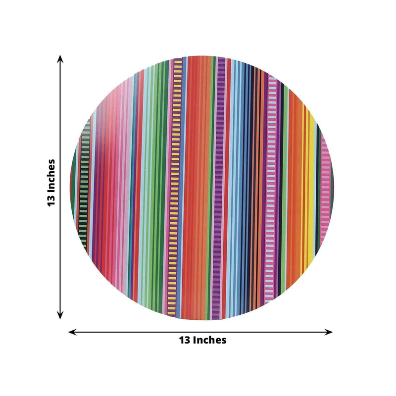 10 Mexican Serape Fiesta Paper Placemats - Assorted DSP_CHRG_R0017_FSTA