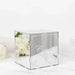 10" Mirror Acrylic Wedding Card Box with Slot