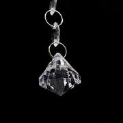 10 Octagon Acrylic Crystal Beaded Garland Strands - Clear ACRY_CHAIN002_2FT_CLR