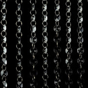 10 Octagon Acrylic Crystal Beaded Garland Strands with Diamond Prism Pendant - Clear ACRY_CHAIN002_3FT_CLR