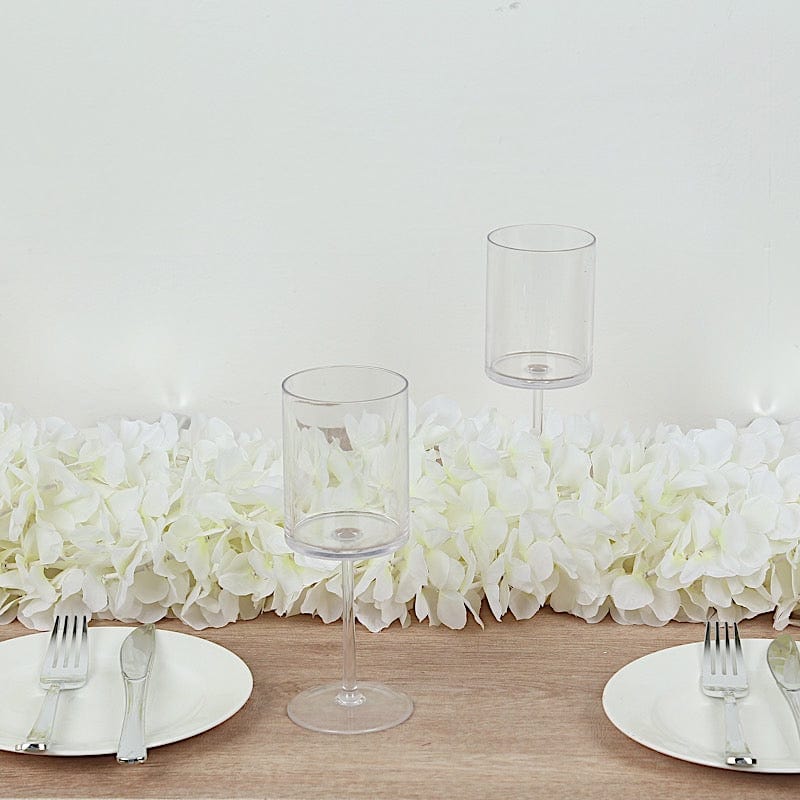 10 pack 6.5 ft long Wisteria Vines Artificial Flower Garlands - White ARTI_GLND_PET01_WHT