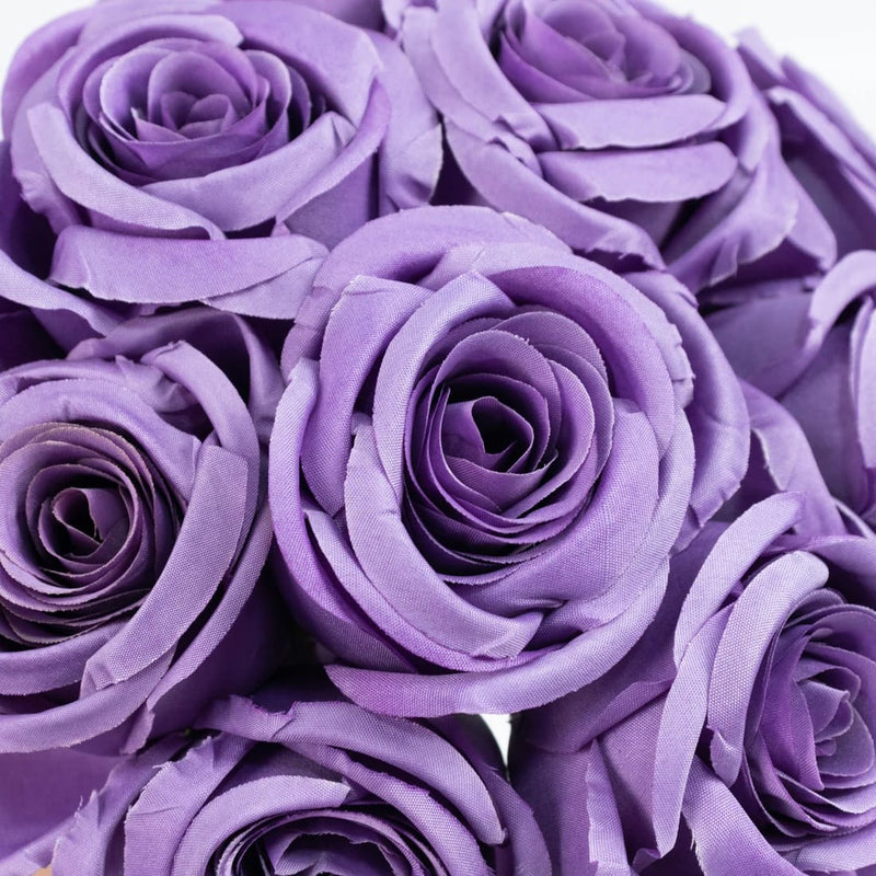 10 Pcs 12" in Realistic Silk Roses Artificial Flowers for Arrangements and Bouquets