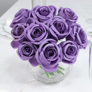 10 Pcs 12" in Realistic Silk Roses Artificial Flowers for Arrangements and Bouquets