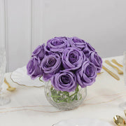 10 Pcs 12" in Realistic Silk Roses Artificial Flowers for Arrangements and Bouquets