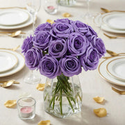 10 Pcs 12" in Realistic Silk Roses Artificial Flowers for Arrangements and Bouquets