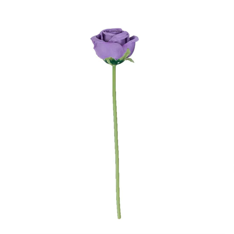 10 Pcs 12" in Realistic Silk Roses Artificial Flowers for Arrangements and Bouquets ARTI_RS011_PURP