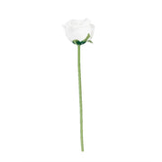 10 Pcs 12" in Realistic Silk Roses Artificial Flowers for Arrangements and Bouquets ARTI_RS011_WHT
