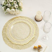 10 pcs 13" Metallic Sequin Mesh Table Placemats