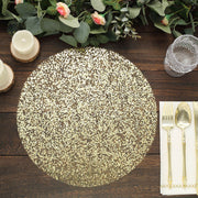 10 pcs 13" Metallic Sequin Mesh Table Placemats
