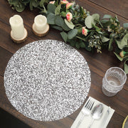 10 pcs 13" Metallic Sequin Mesh Table Placemats