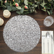 10 pcs 13" Metallic Sequin Mesh Table Placemats
