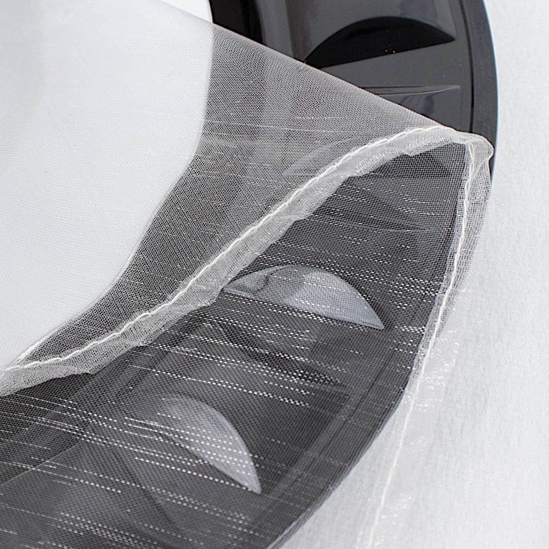 10 pcs 23" x  23' Sheer Organza Decorative Dinner Table Napkins