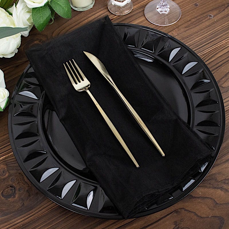 10 pcs 23" x  23' Sheer Organza Decorative Dinner Table Napkins