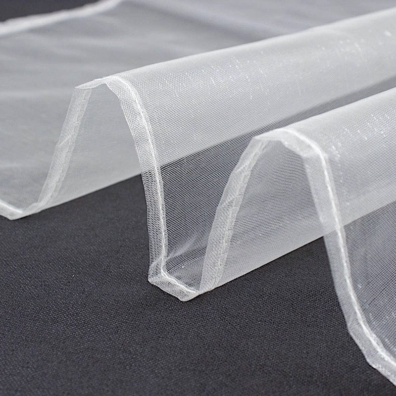 10 pcs 23" x  23' Sheer Organza Decorative Dinner Table Napkins
