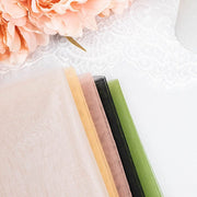 10 pcs 23" x  23' Sheer Organza Decorative Dinner Table Napkins