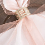 10 pcs 23" x  23' Sheer Organza Decorative Dinner Table Napkins