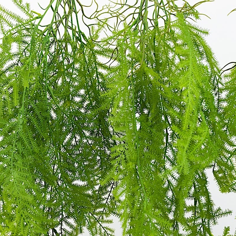 10 pcs 32” Artificial Hanging Fern Bushes - Green ARTI_GRN_HANG06_32