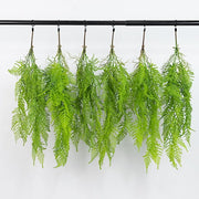 10 pcs 32” Artificial Hanging Fern Bushes - Green ARTI_GRN_HANG06_32