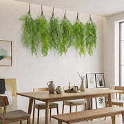 10 pcs 32” Artificial Hanging Fern Bushes - Green ARTI_GRN_HANG06_32