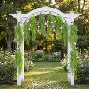 10 pcs 32” Artificial Hanging Fern Bushes - Green ARTI_GRN_HANG06_32