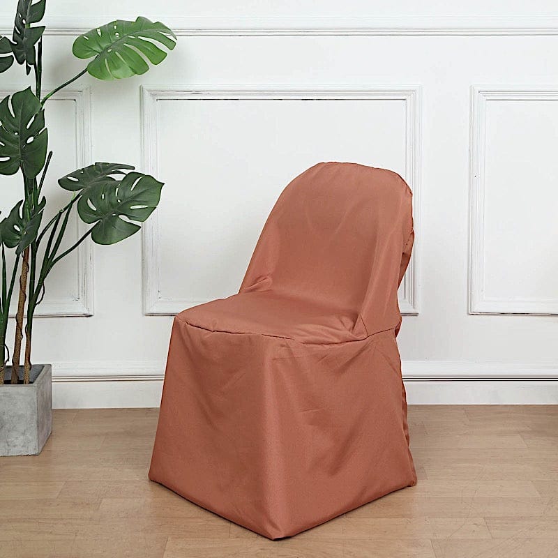 10 pcs Folding Flat Chair Covers Wedding Party Decorations