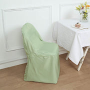 10 pcs Folding Flat Chair Covers Wedding Party Decorations