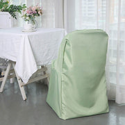 10 pcs Folding Flat Chair Covers Wedding Party Decorations