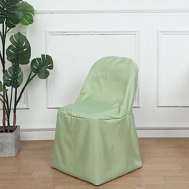 10 pcs Folding Flat Chair Covers Wedding Party Decorations