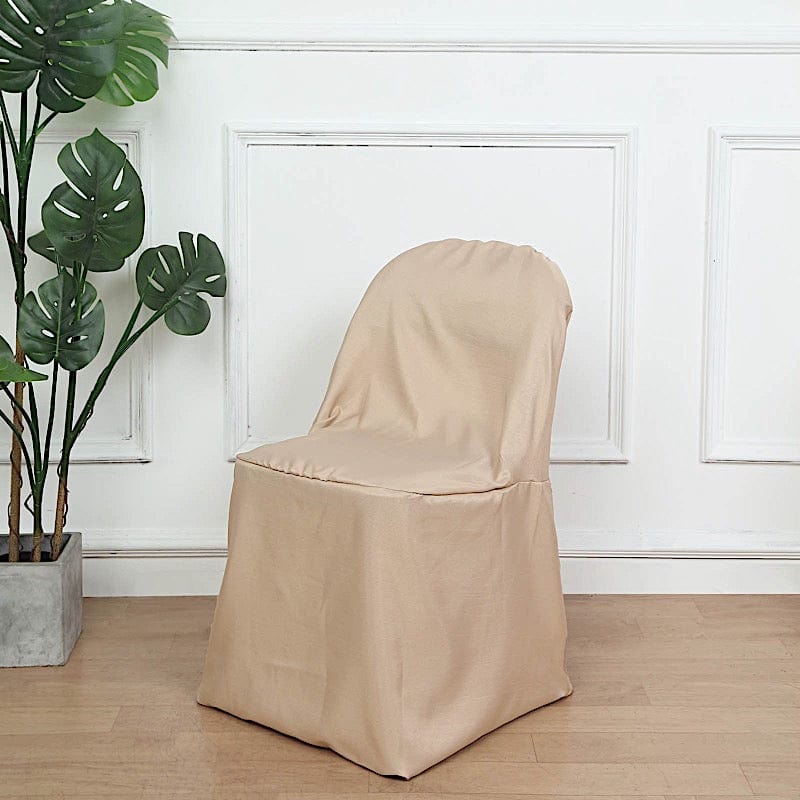 10 pcs Folding Flat Chair Covers Wedding Party Decorations