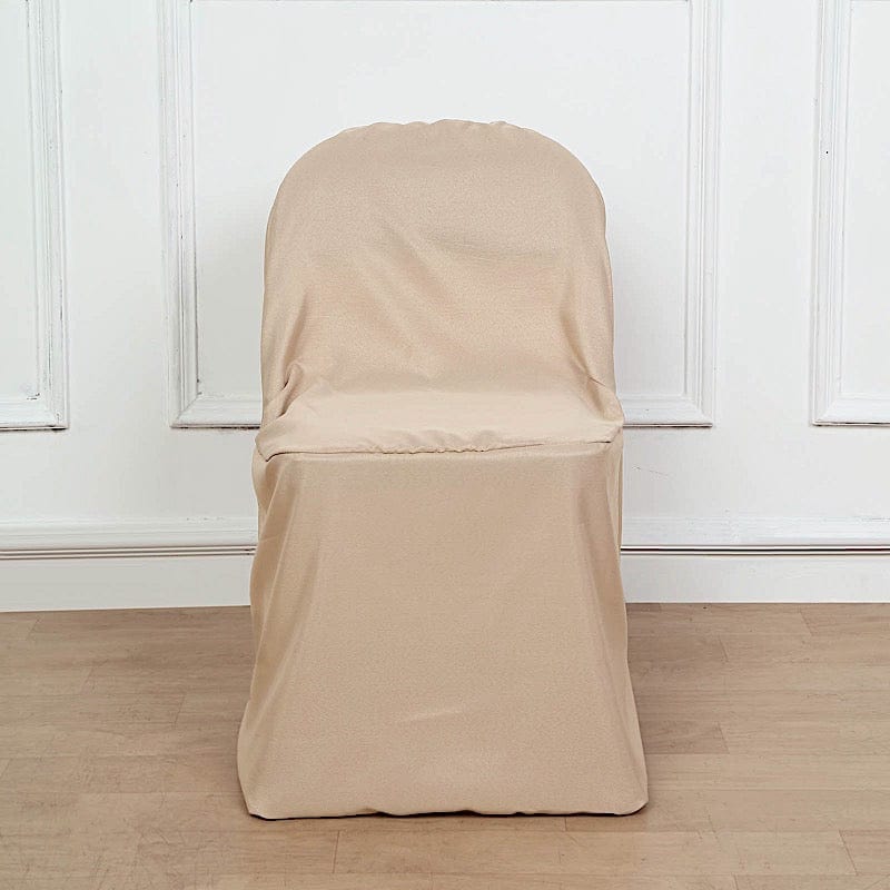 10 pcs Folding Flat Chair Covers Wedding Party Decorations