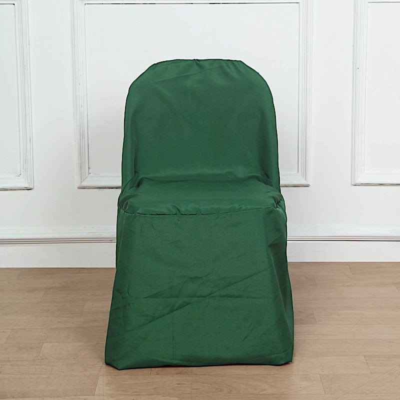 10 pcs Folding Flat Chair Covers Wedding Party Decorations