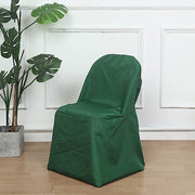 10 pcs Folding Flat Chair Covers Wedding Party Decorations