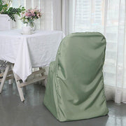 10 pcs Folding Flat Chair Covers Wedding Party Decorations