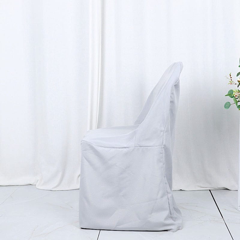 10 pcs Folding Flat Chair Covers Wedding Party Decorations