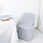 10 pcs Folding Flat Chair Covers Wedding Party Decorations
