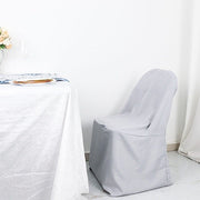 10 pcs Folding Flat Chair Covers Wedding Party Decorations