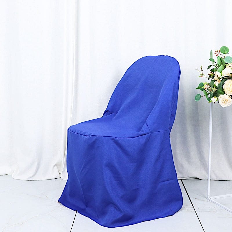 10 pcs Folding Flat Chair Covers Wedding Party Decorations