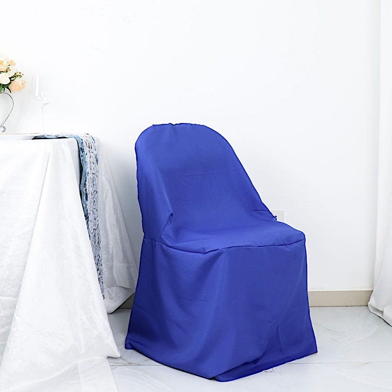 10 pcs Folding Flat Chair Covers Wedding Party Decorations