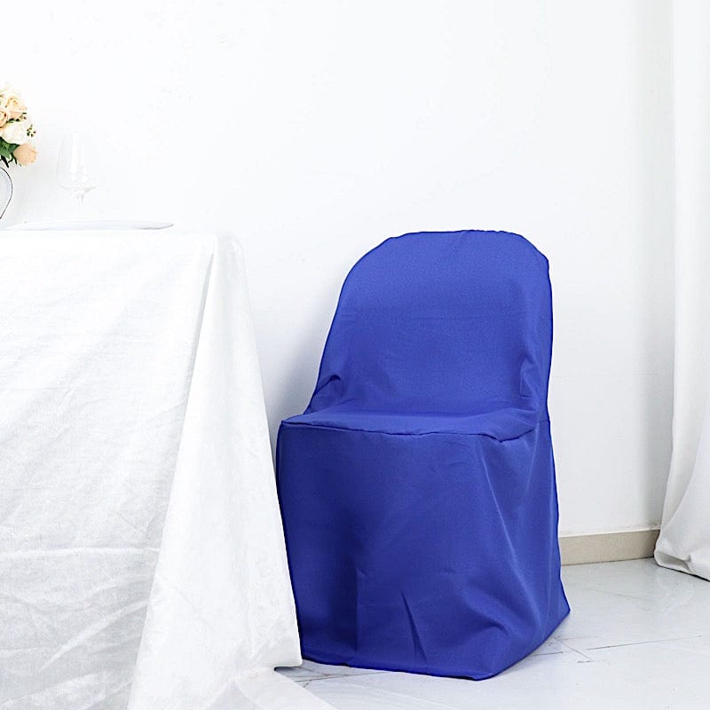 10 pcs Folding Flat Chair Covers Wedding Party Decorations