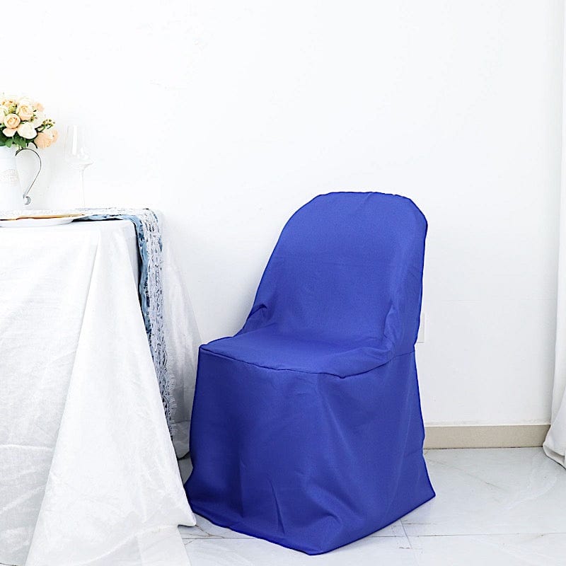 10 pcs Folding Flat Chair Covers Wedding Party Decorations