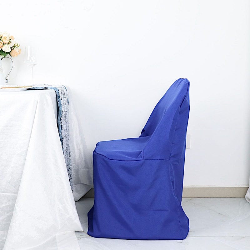 10 pcs Folding Flat Chair Covers Wedding Party Decorations