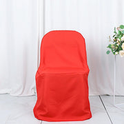 10 pcs Folding Flat Chair Covers Wedding Party Decorations