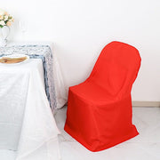 10 pcs Folding Flat Chair Covers Wedding Party Decorations