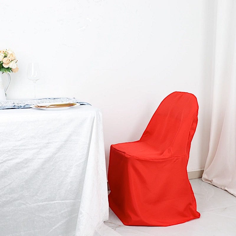 10 pcs Folding Flat Chair Covers Wedding Party Decorations