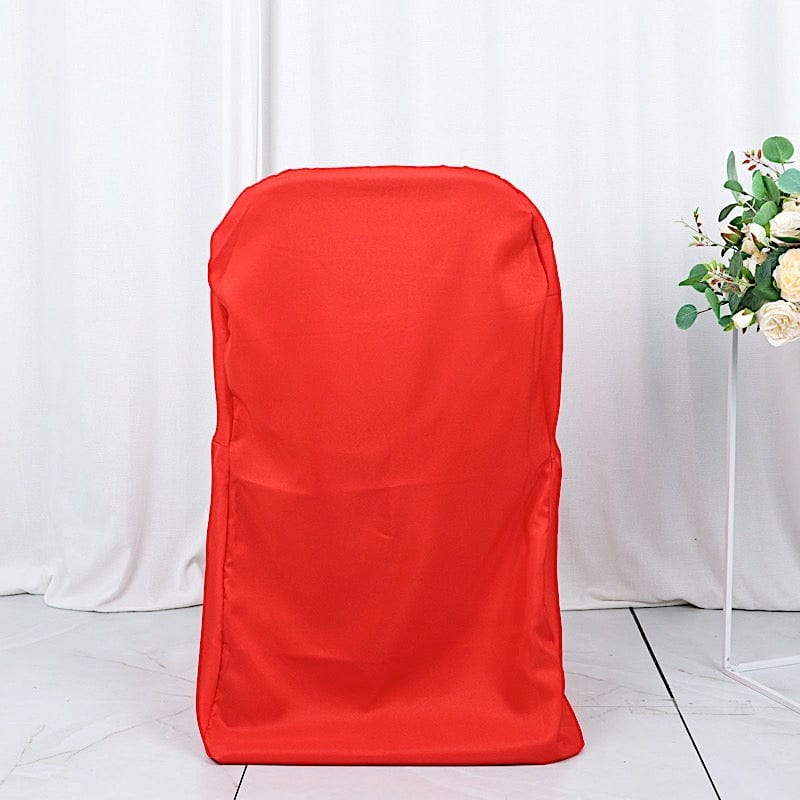 10 pcs Folding Flat Chair Covers Wedding Party Decorations