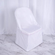 10 pcs Folding Flat Chair Covers Wedding Party Decorations