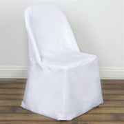 10 pcs Folding Flat Chair Covers Wedding Party Decorations